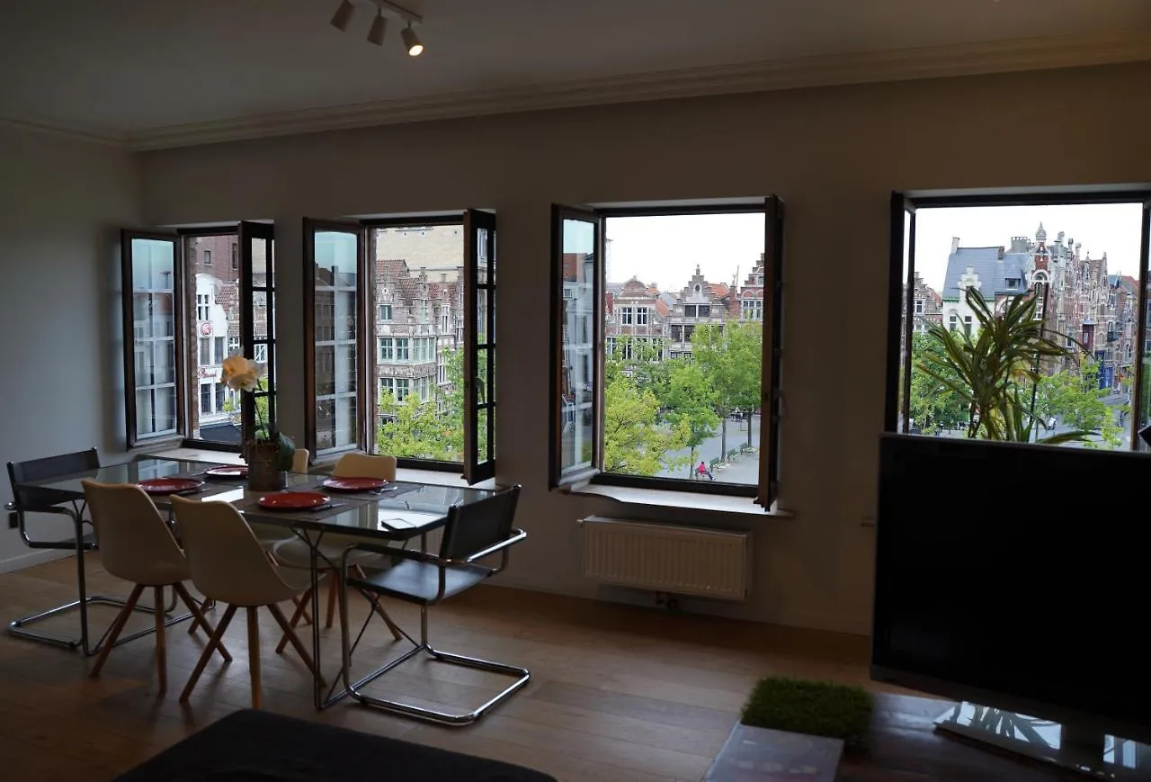 Apartman Greatest View & Location In Ghent Belgium